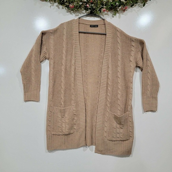SHEIN Sweaters - Shein Camel Cardigan, Size Small, New Without Tags